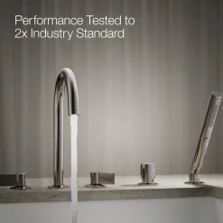 Deck-mount handshower holder and two-way diverter valve^Kohler New