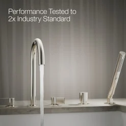Deck-mount handshower holder and two-way diverter valve^Kohler New