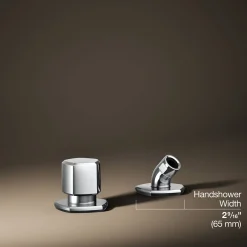 Deck-mount handshower holder and two-way diverter valve^Kohler Online