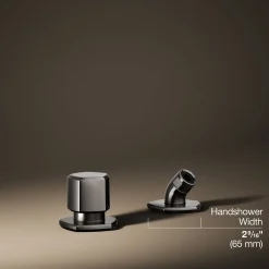 Deck-mount handshower holder and two-way diverter valve^Kohler Online