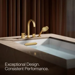 Deck-mount handshower holder and two-way diverter valve^Kohler Online