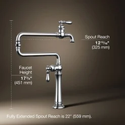 Deck-mount pot filler^Kohler Discount