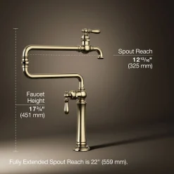 Deck-mount pot filler^Kohler Discount