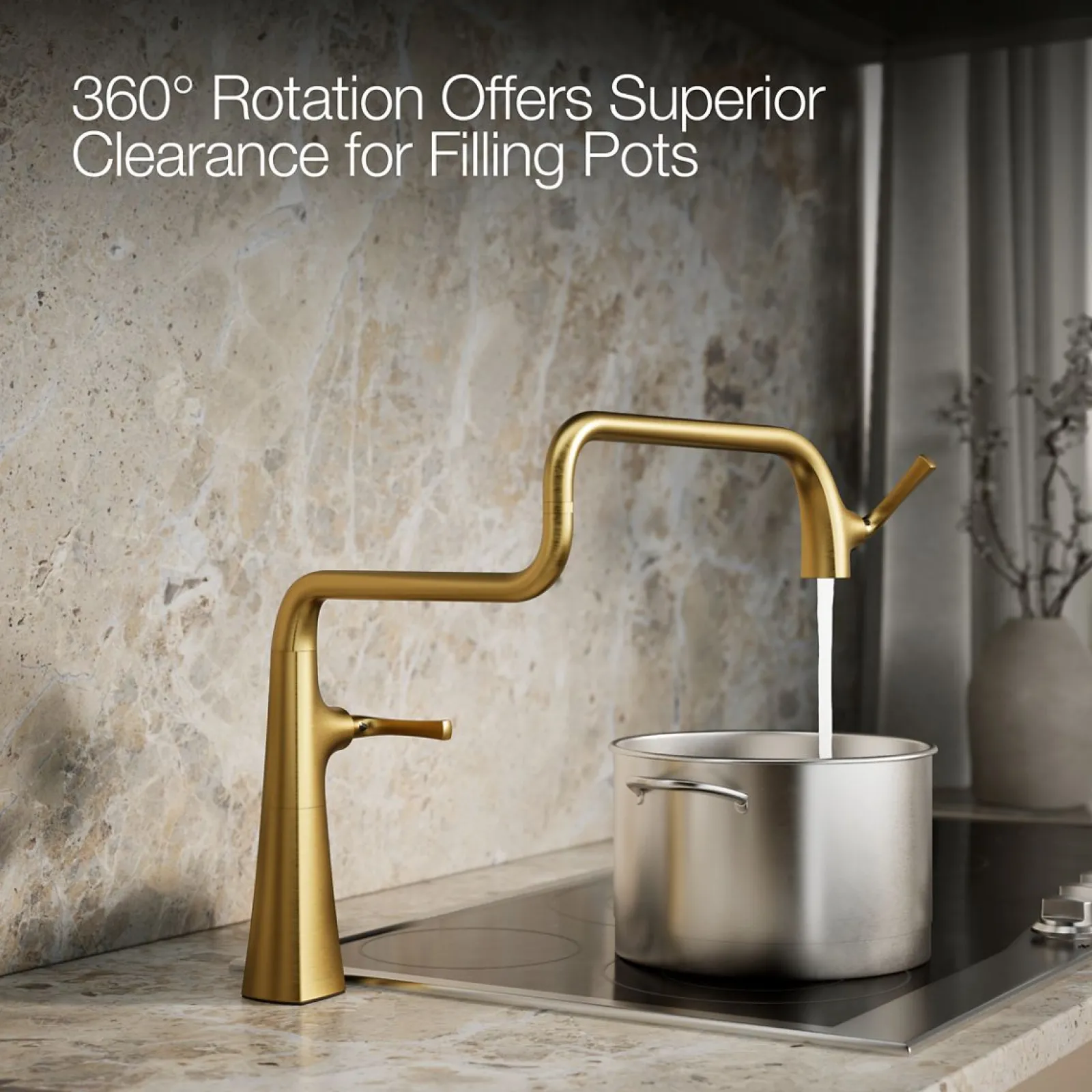 Deck-mount pot filler^Kohler