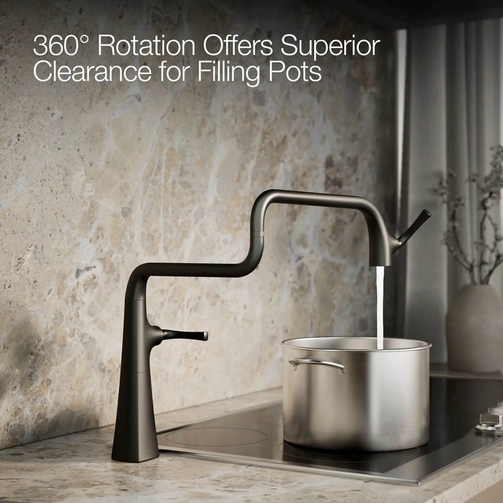 Deck-mount pot filler^Kohler