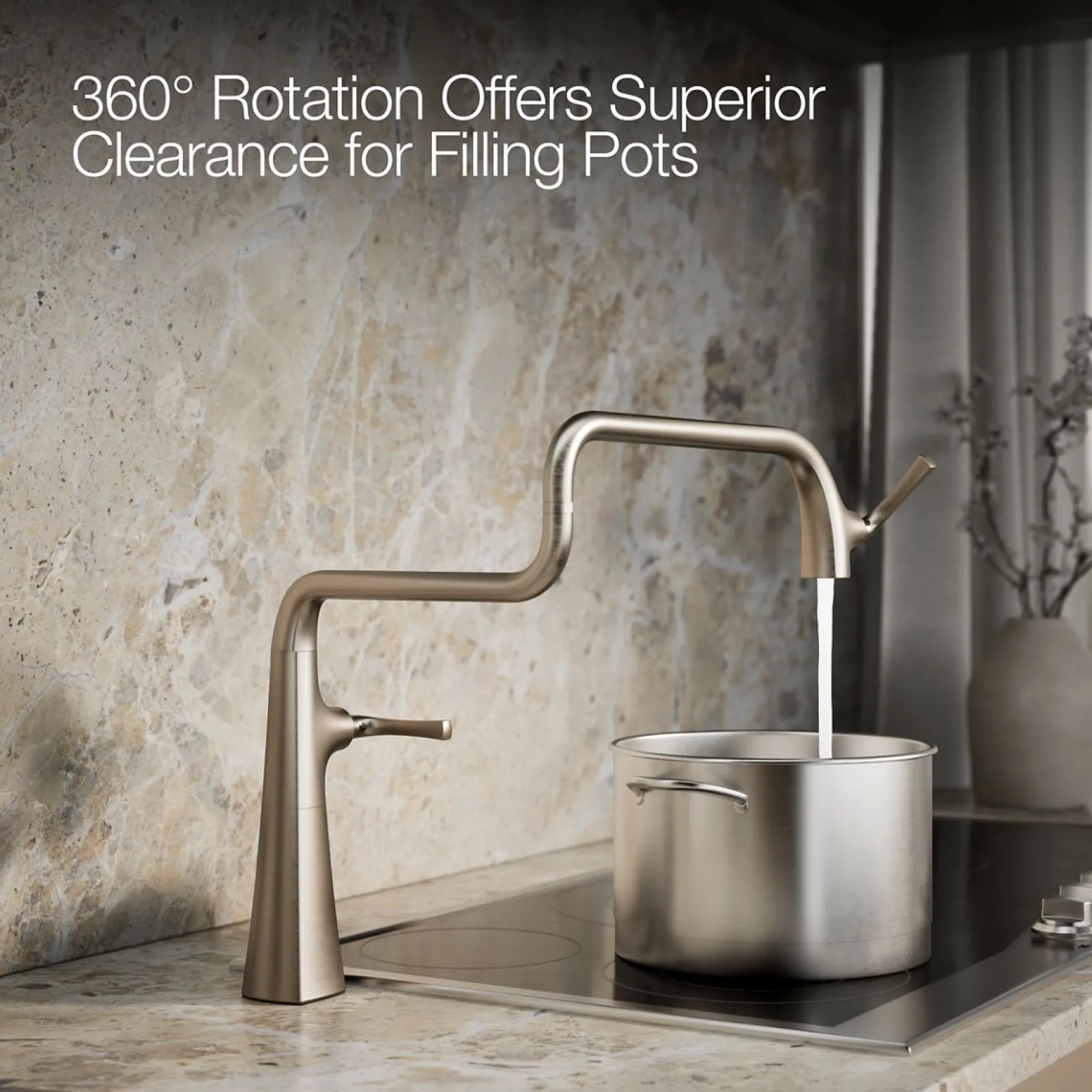 Deck-mount pot filler^Kohler