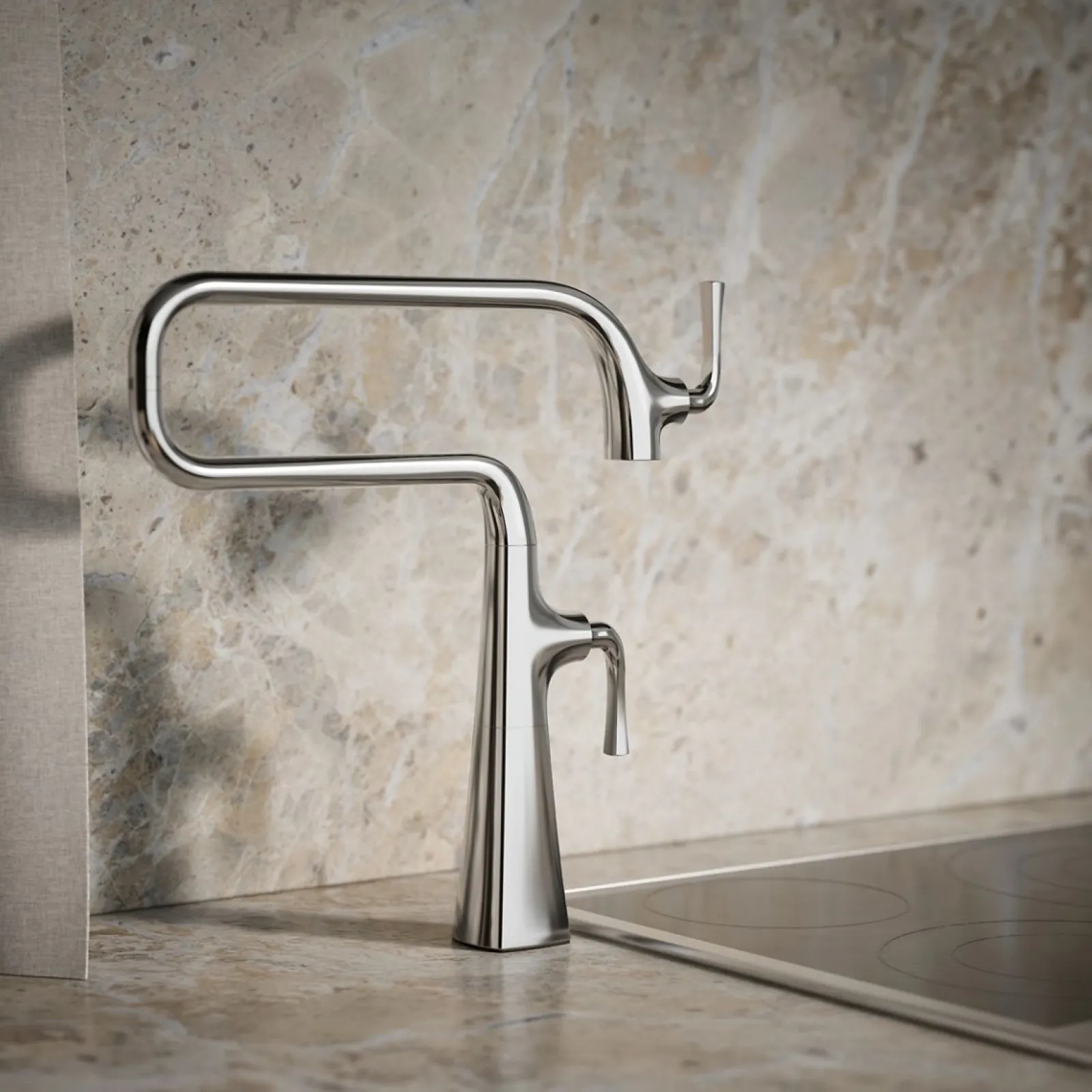 Deck-mount pot filler^Kohler