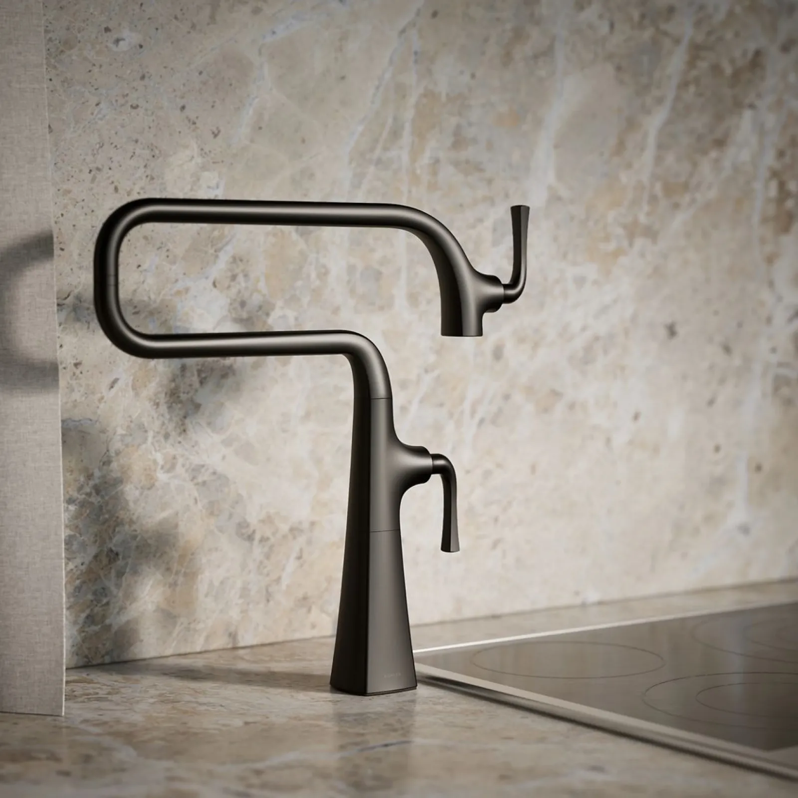 Deck-mount pot filler^Kohler
