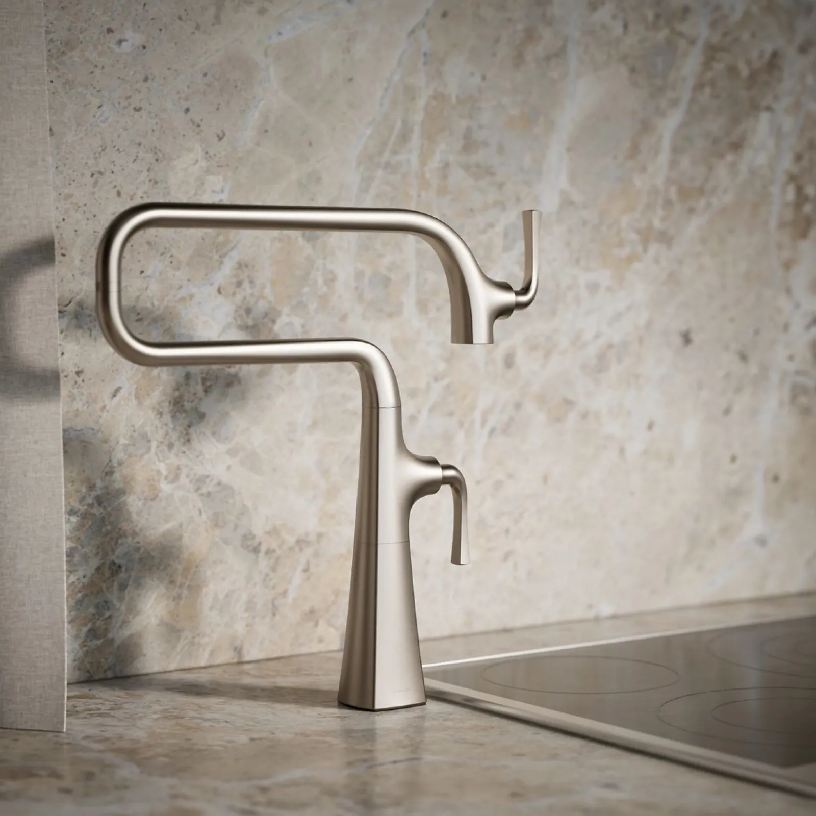 Deck-mount pot filler^Kohler