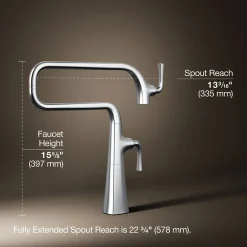 Deck-mount pot filler^Kohler