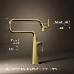 Deck-mount pot filler^Kohler