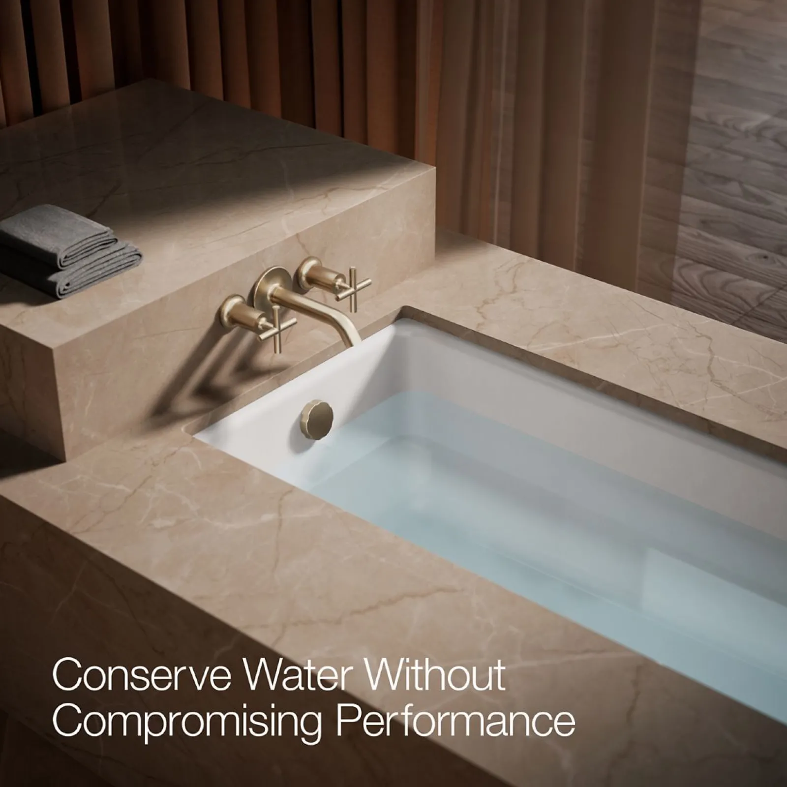 Deck- or wall-mount bath faucet handle trim with cross design^Kohler Best