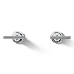 Deck- or wall-mount bath faucet handle trim with lever design^Kohler Hot