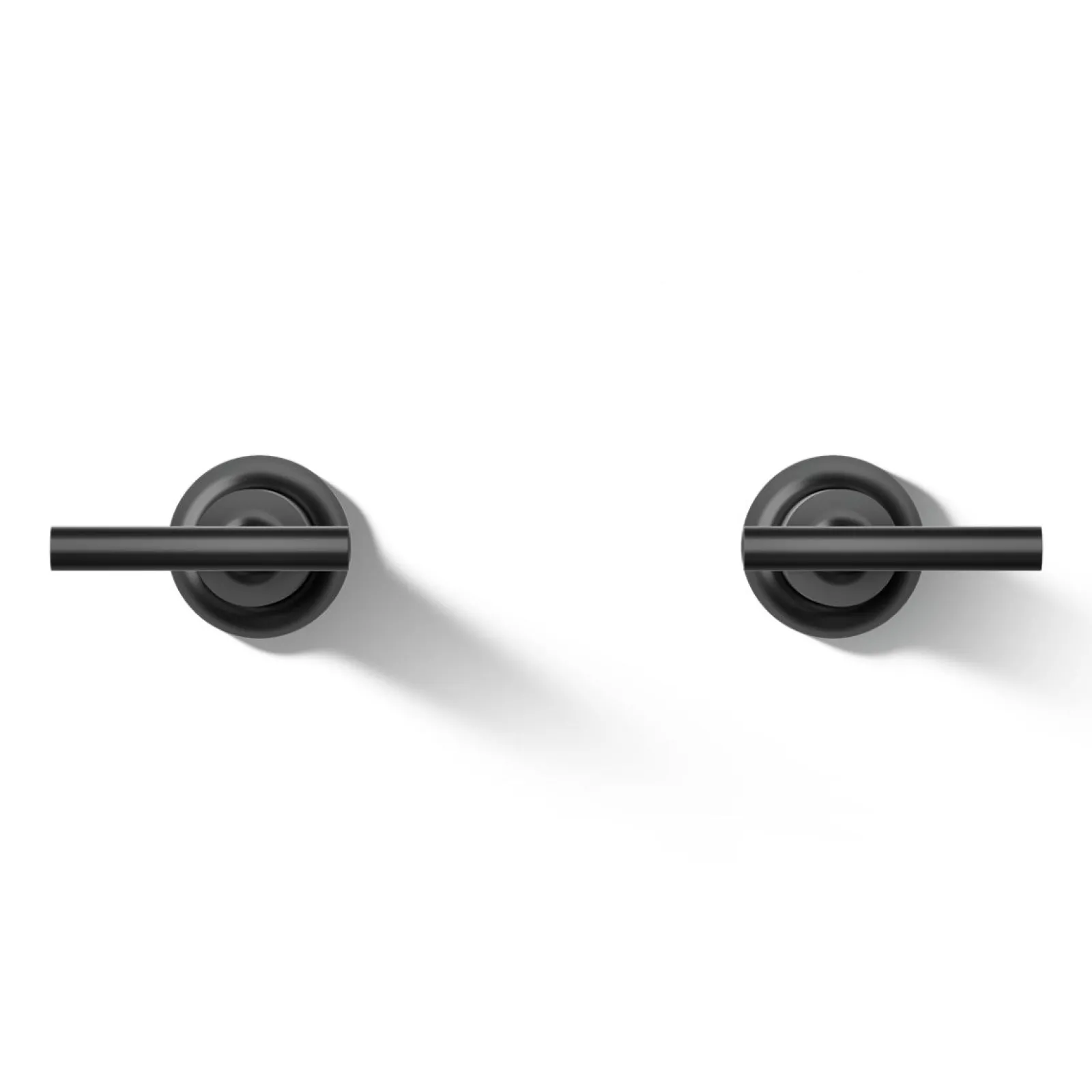Deck- or wall-mount bath faucet handle trim with lever design^Kohler Hot