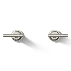 Deck- or wall-mount bath faucet handle trim with lever design^Kohler Hot
