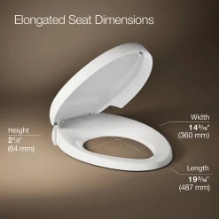 Deodorizing elongated toilet seat^Kohler Outlet