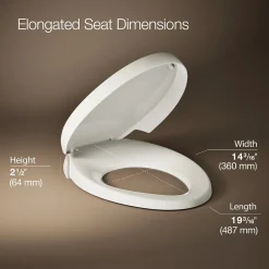 Deodorizing elongated toilet seat^Kohler Outlet