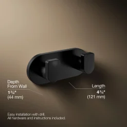 Double robe hook^Kohler Clearance