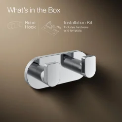 Double robe hook^Kohler Clearance
