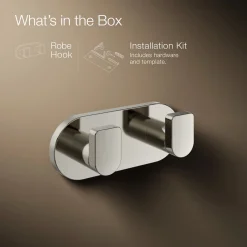 Double robe hook^Kohler Clearance