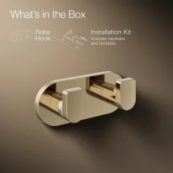 Double robe hook^Kohler Clearance