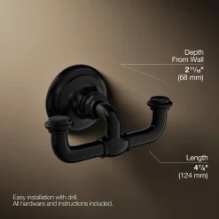 Double robe hook^Kohler Online