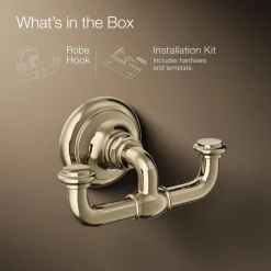 Double robe hook^Kohler Online