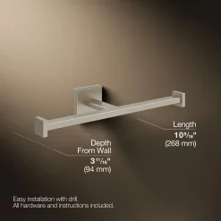 Double toilet paper holder^Kohler Online