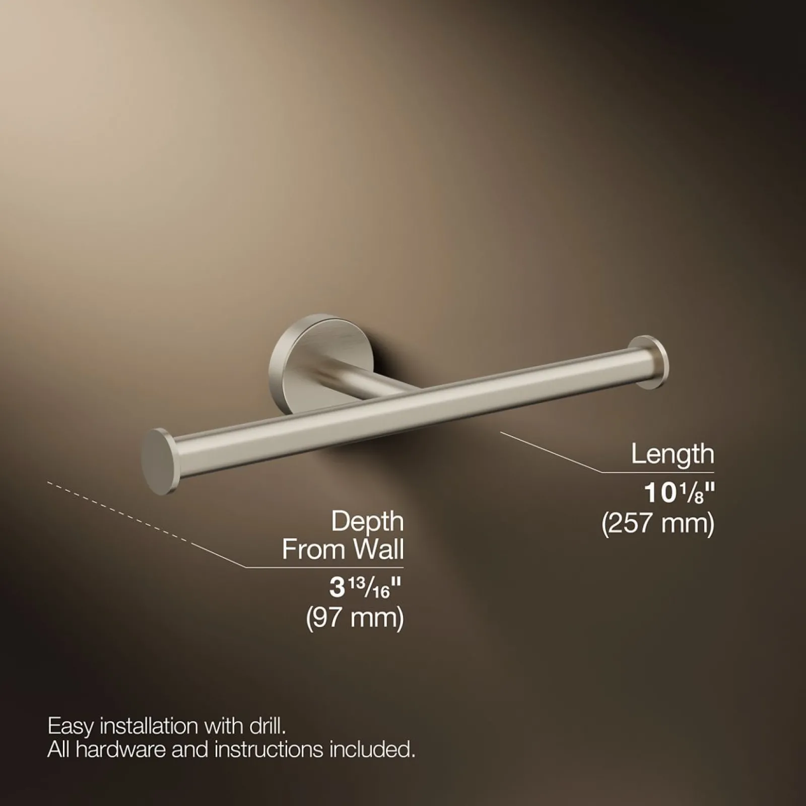 Double toilet paper holder^Kohler Clearance