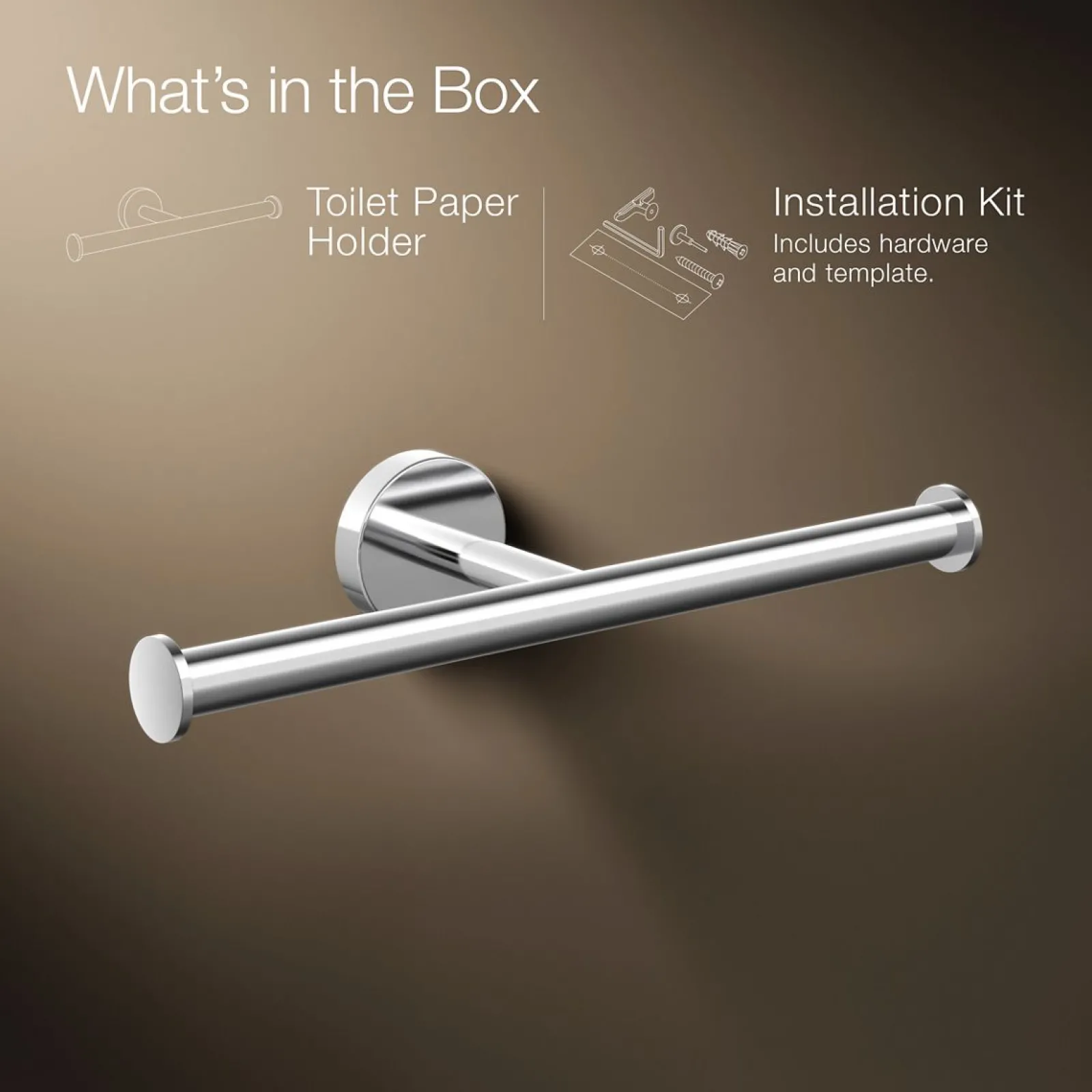 Double toilet paper holder^Kohler Clearance
