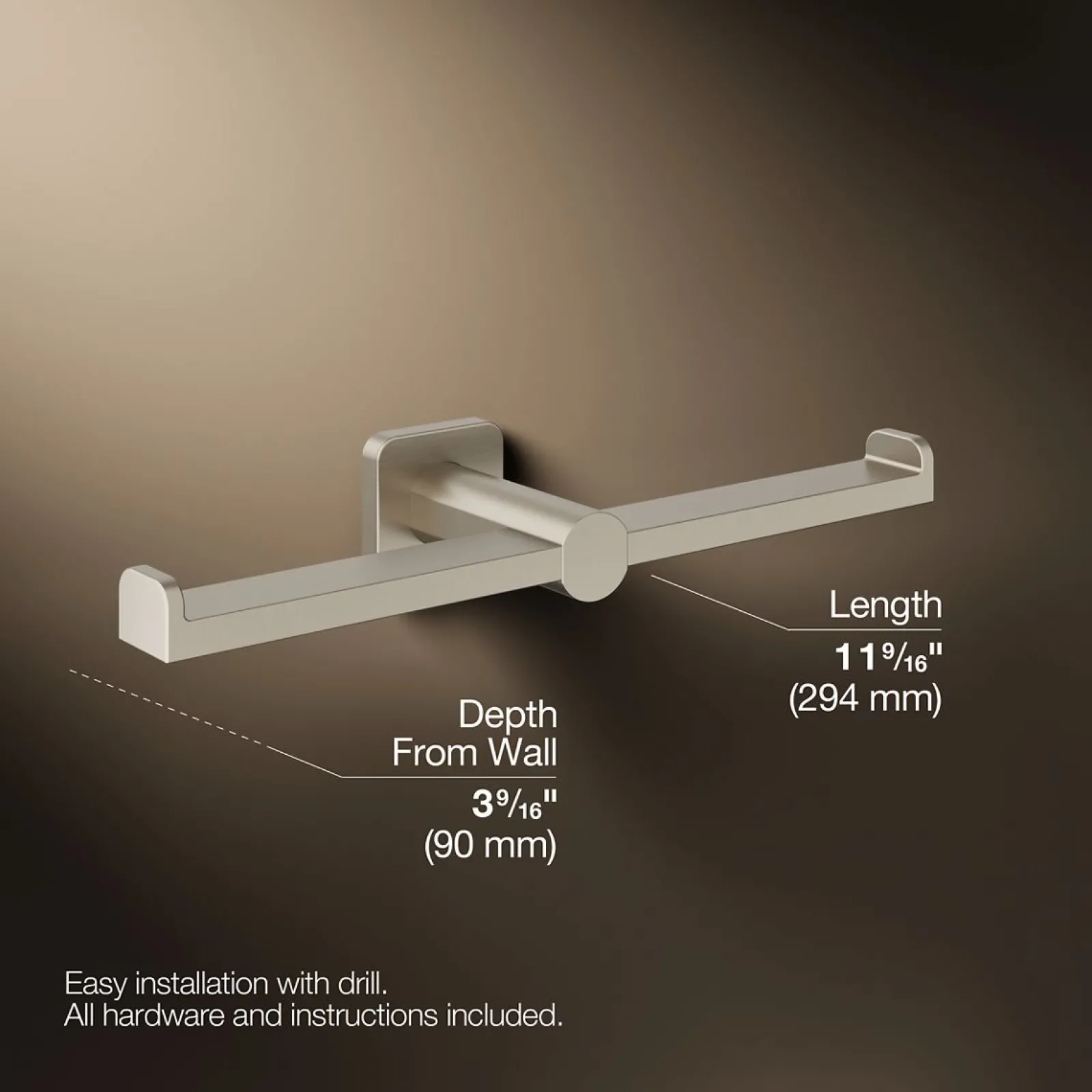 Double toilet paper holder^Kohler Discount
