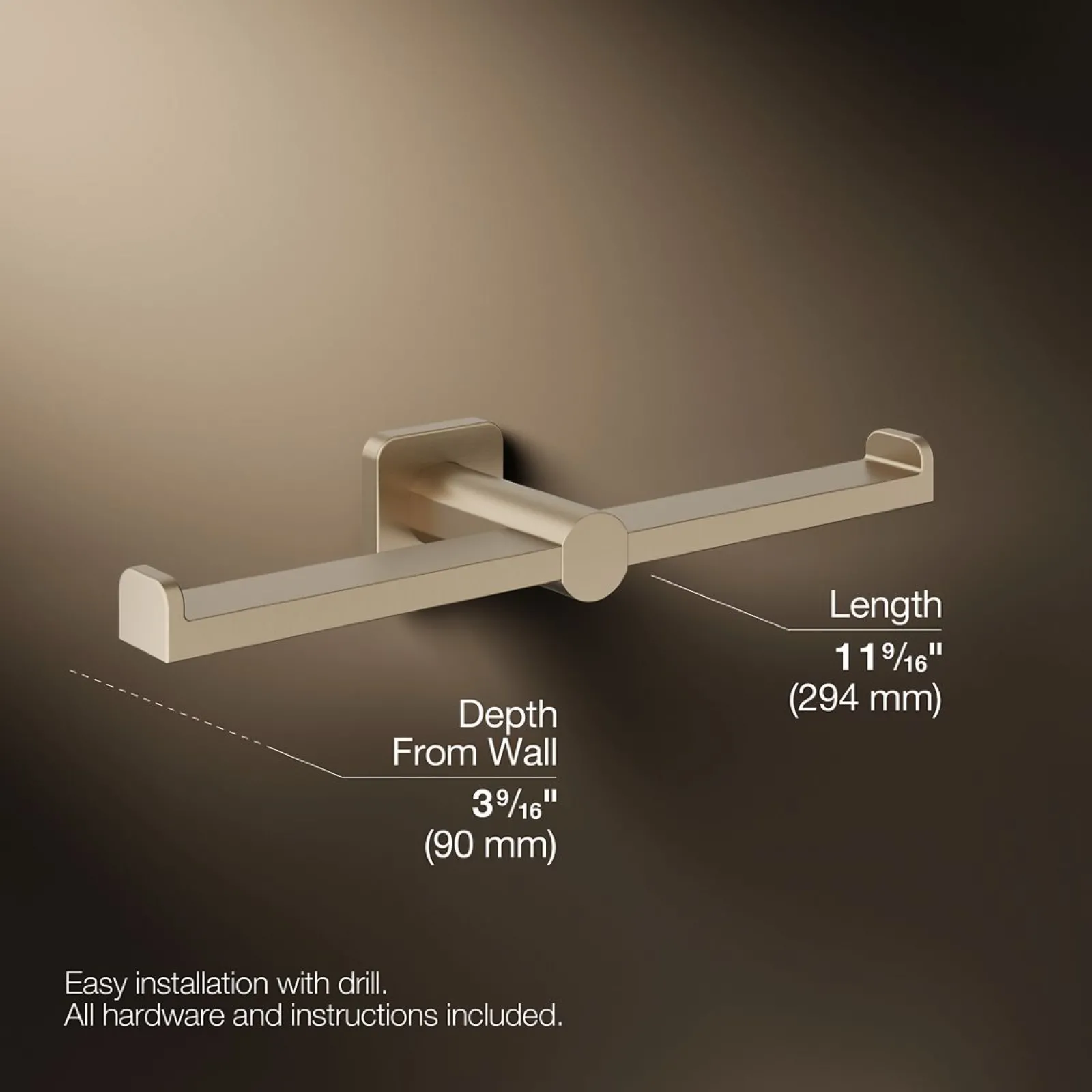 Double toilet paper holder^Kohler Discount