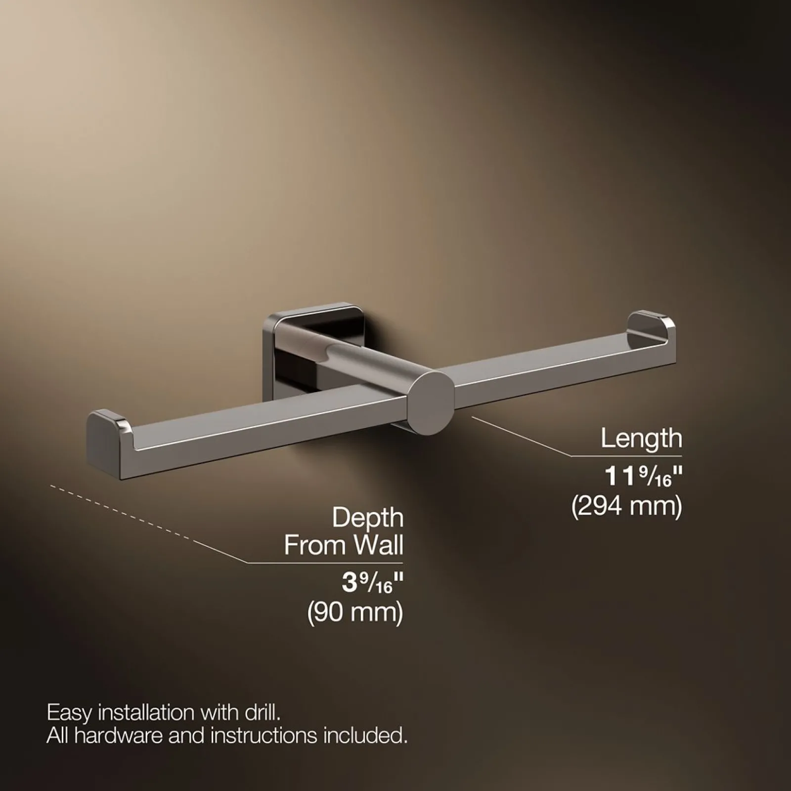 Double toilet paper holder^Kohler Discount
