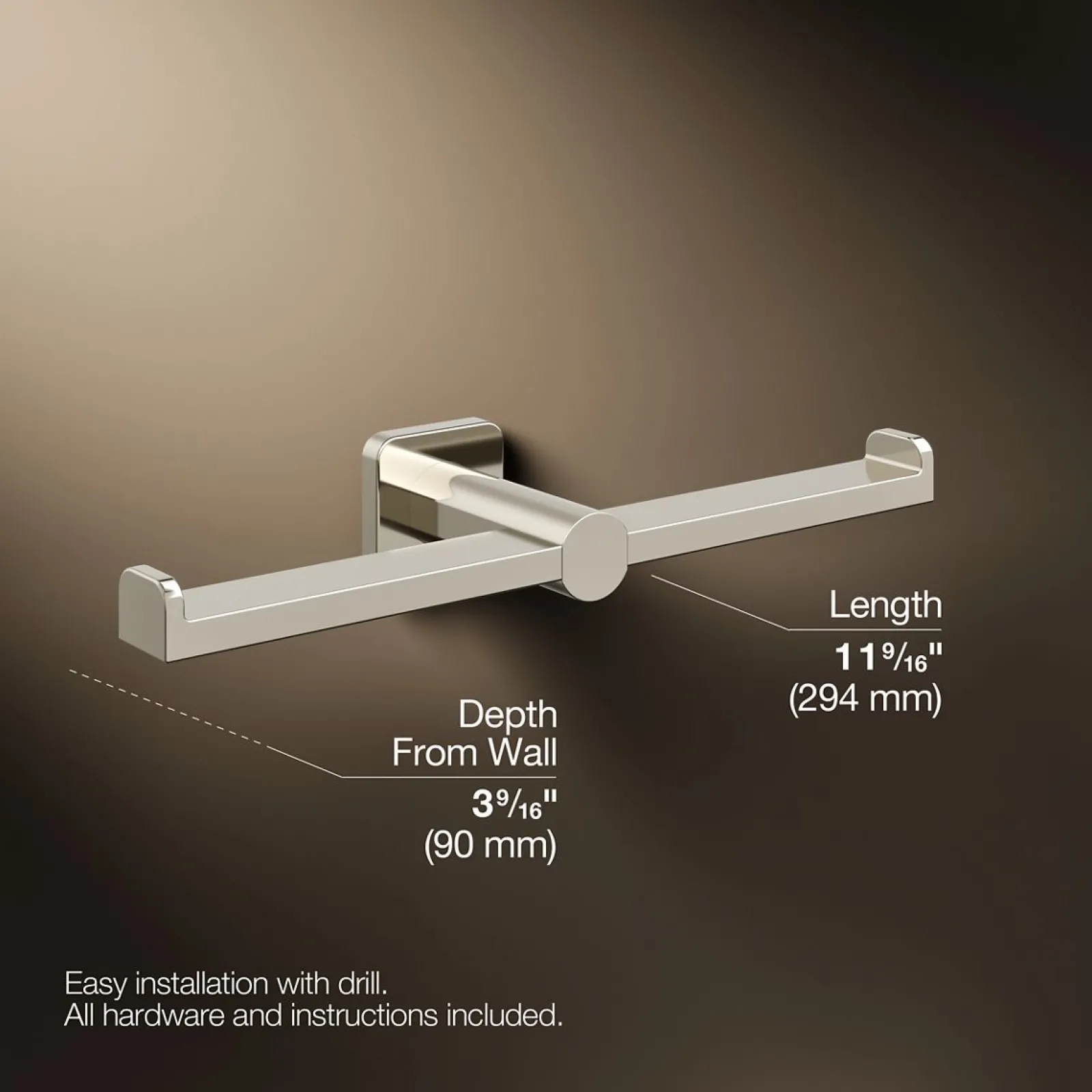Double toilet paper holder^Kohler Discount