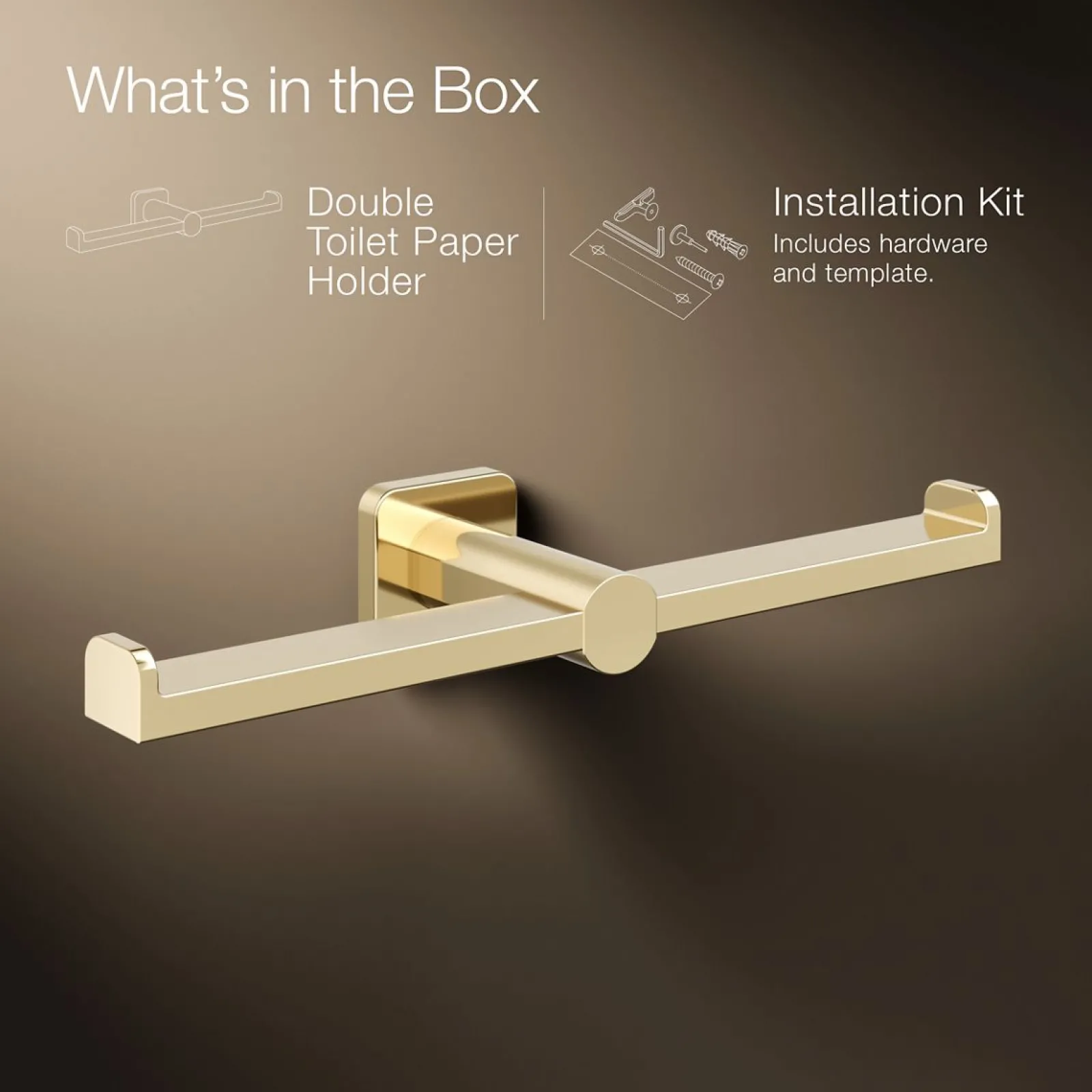 Double toilet paper holder^Kohler Discount