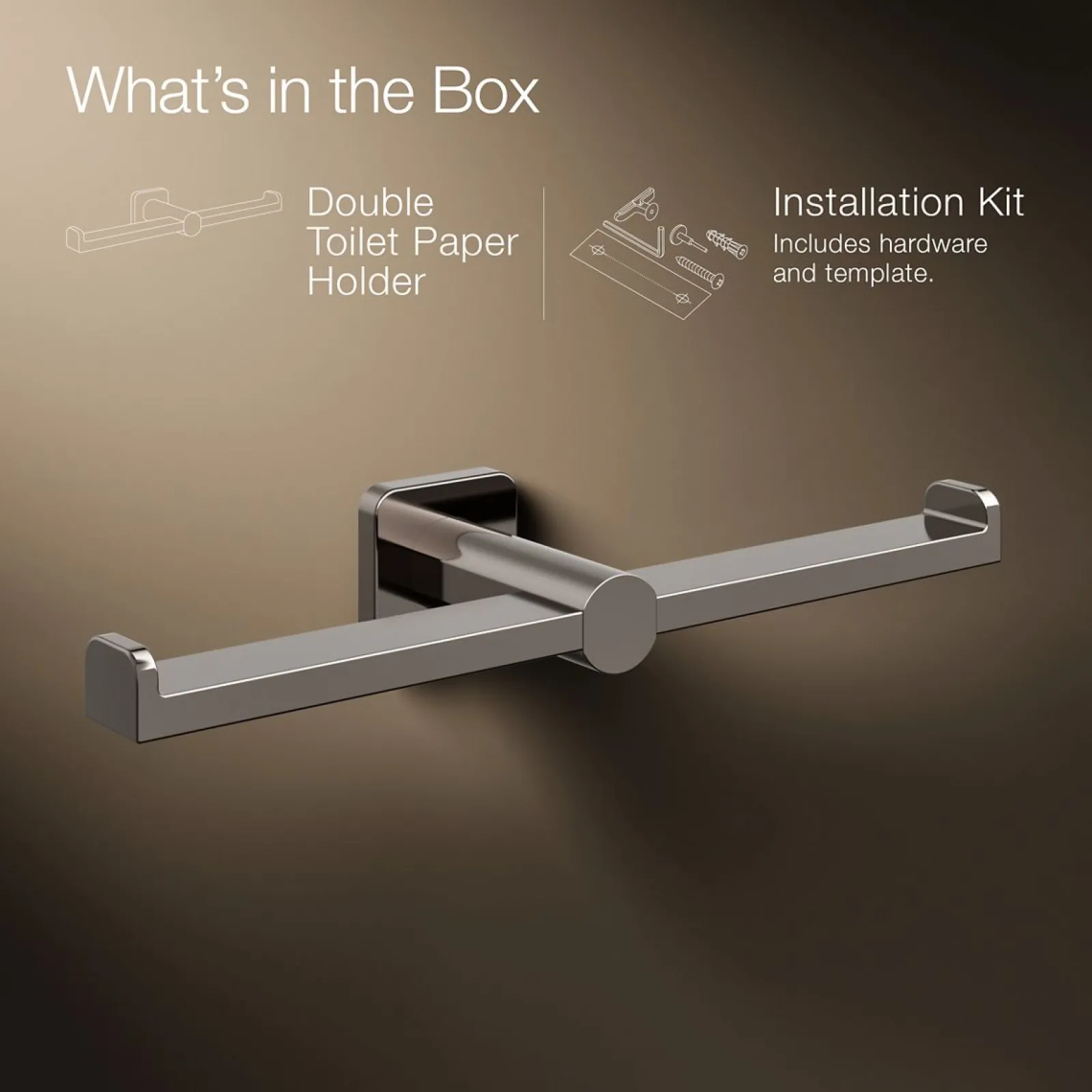 Double toilet paper holder^Kohler Discount