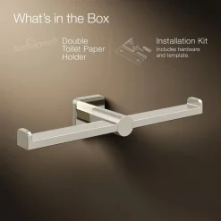 Double toilet paper holder^Kohler Discount