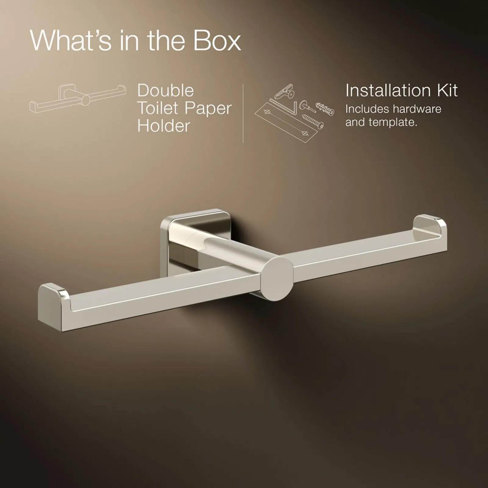 Double toilet paper holder^Kohler Discount