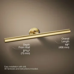 Double towel arm^Kohler Online