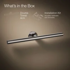 Double towel arm^Kohler Online