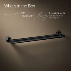 Double towel bar^Kohler