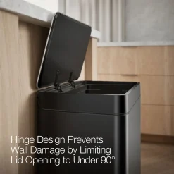Dual-compartment step trash can^Kohler New