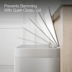 Dual-compartment step trash can^Kohler New