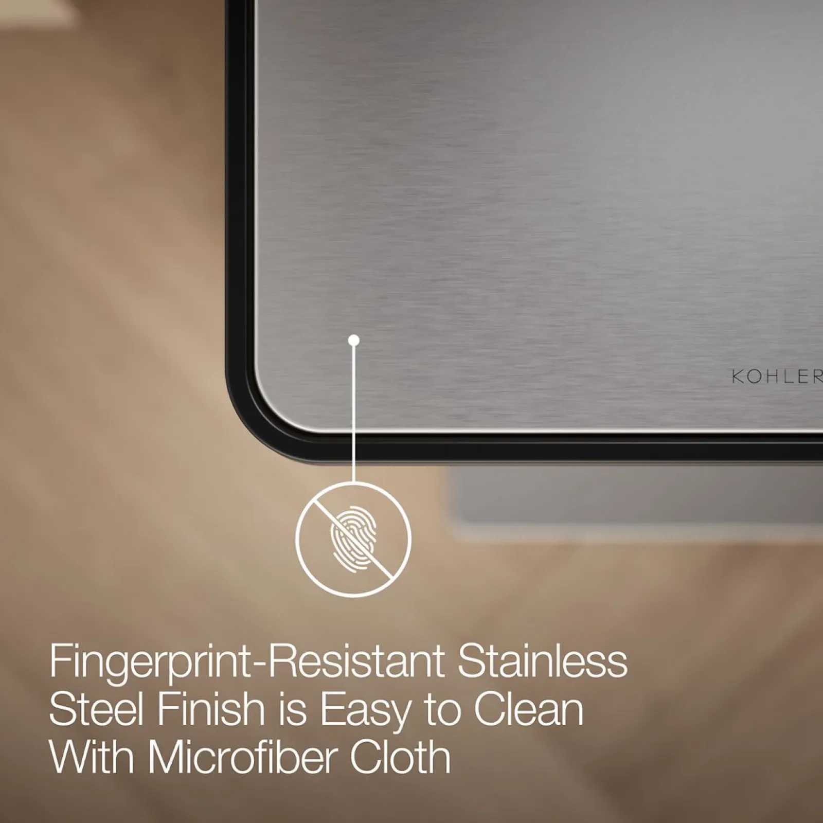 Dual-compartment step trash can^Kohler New