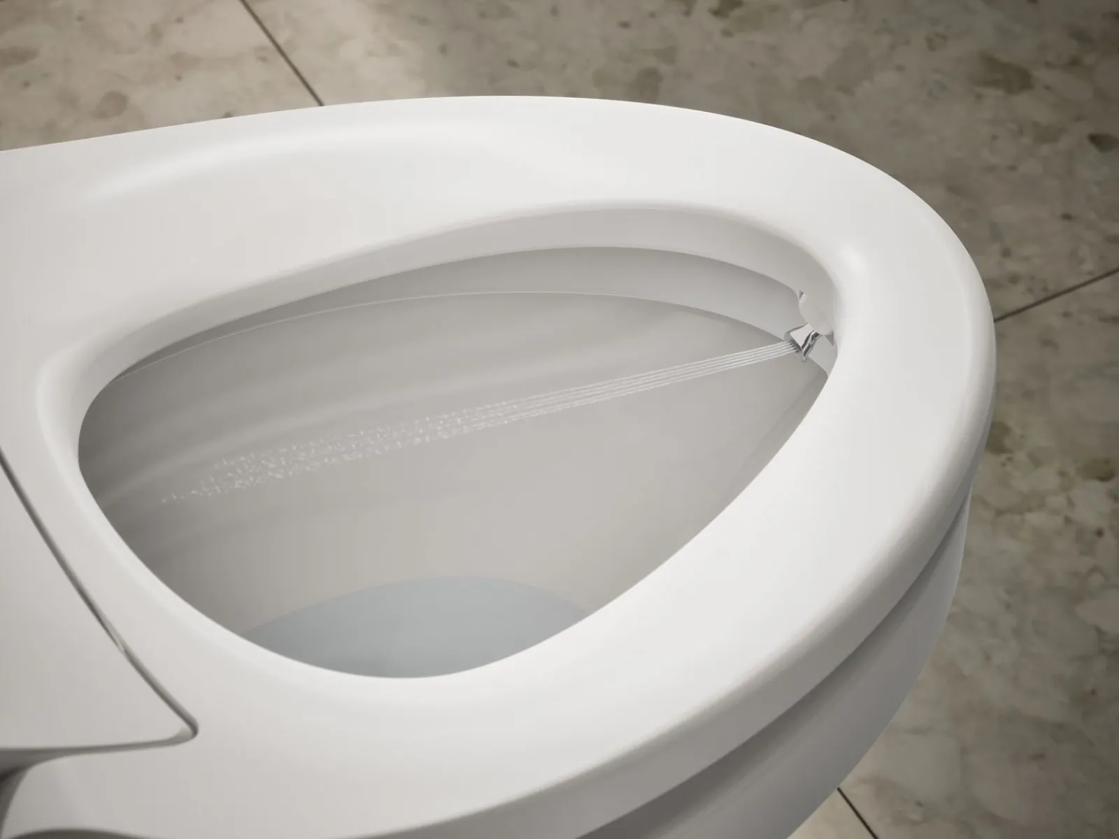 Dual-Wand Elongated bidet toilet seat with remote control^Kohler