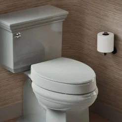Elevated Quiet-Close™ elongated toilet seat^Kohler Clearance