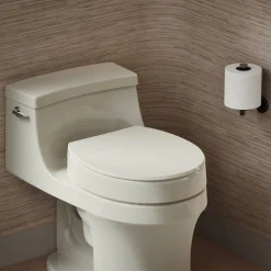 Elevated Quiet-Close™ round-front toilet seat^Kohler Best