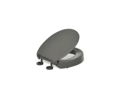 Elevated Quiet-Close™ round-front toilet seat^Kohler Best