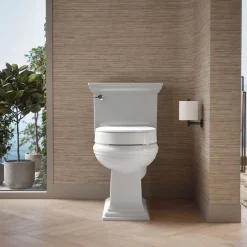 Elevated Quiet-Close™ round-front toilet seat^Kohler Best