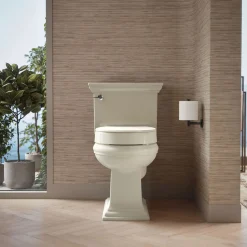 Elevated Quiet-Close™ round-front toilet seat^Kohler Best